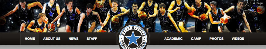 Stellazzurra Academy website screenshot